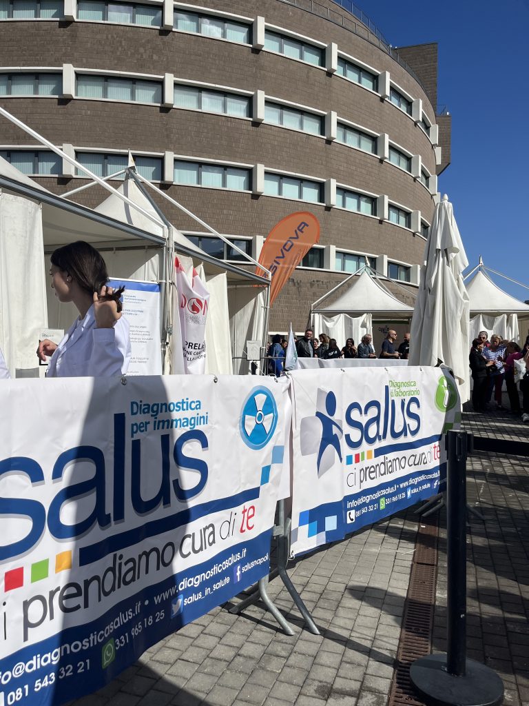 stand screening e analisi salus per le giornate educazione alla salute e allo sviluppo sostenibile - univ napoli - federico II